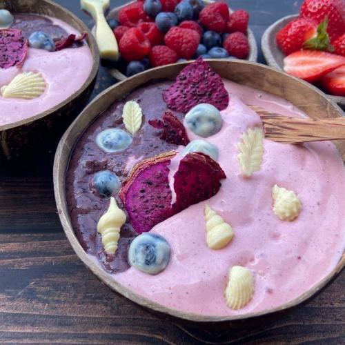 Pink pitaya nice cream